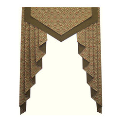 Nottingham Valance with Jabots - Valances