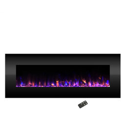 Contemporary Indoor Fireplaces by Trademark Global