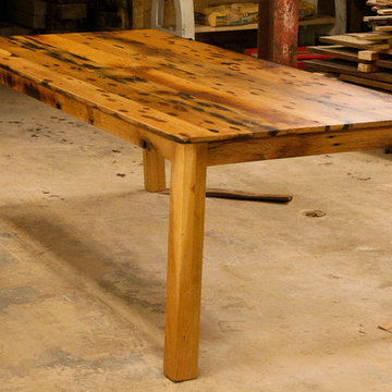 Distressed Oak Farm Table