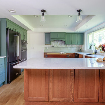 Two Tone Kitchen Remodel