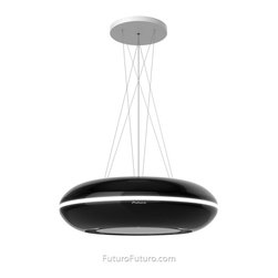 30&Prime; Orbit Black Island Range Hood - Range Hoods And Vents