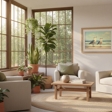 Coastal Companions Biophilic Style Artwork