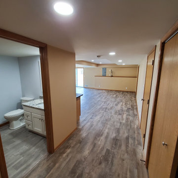 Finished basement with full bath