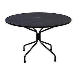 Woodard 48" Round Micro Mesh Table - Outdoor Dining Tables