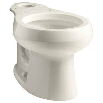 Kohler K-4197 Wellworth Round Toilet Bowl Only - Biscuit