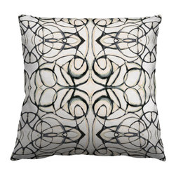 1515 Gray Ivory Pillows - Decorative Pillows