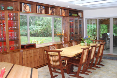 Example of a trendy dining room design in Other