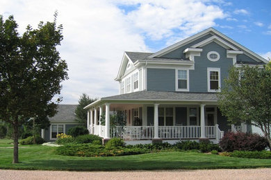 Inspiration for a timeless exterior home remodel in Denver