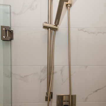 Bright, Clean Lined Master Bathroom Remodel
