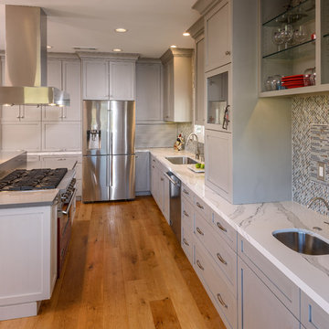 Kitchen Remodel-island with built in oven and range