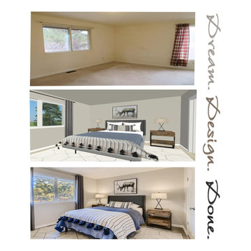 Denver Area Contemporary Master Bedroom