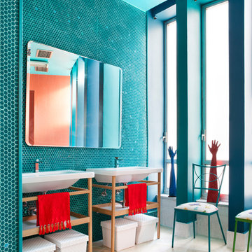 Baño "Azul sin Fin" Decolook.
