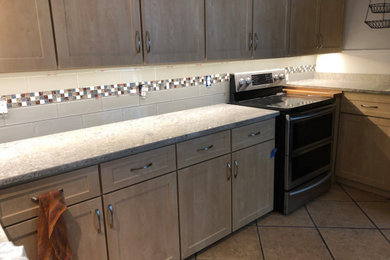 Example of a trendy kitchen design in Other