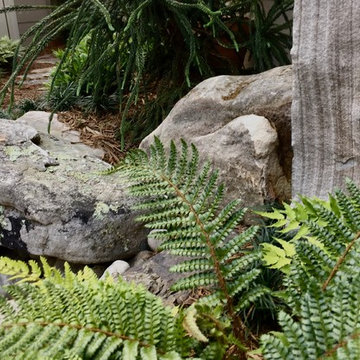 Asian-Inspired Courtyard Garden