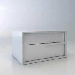 Jane Contemporary & Modern Nightstand by ModLoft - Nightstands And Bedside Tables