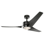Kichler Lighting - Kichler Lighting 310155SBK Rana - 60" Ceiling Fan with Light Kit - 60 Inch Rana Fan in NI,in.This Brushed Nickel 60inRana Ceiling Fan  60  *UL: Suitable for wet locations Energy Star Qualified: YES ADA Certified: n/a  *Number of Lights: 1-*Wattage:17w LED bulb(s) *Bulb Included:Yes *Bulb Type:LED Integrated *Finish Type:Brushed Nickel