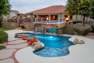 Arizona Swimming Pools with Floating Ledge