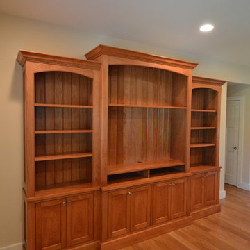 ENTERTAINMENT CENTER AND BOOKCASE