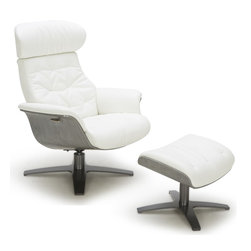 Miguel Chair & Ottoman - Recliner Chairs