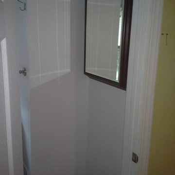 Master and main bathroom with imported Italian porcelin and granite tiles.