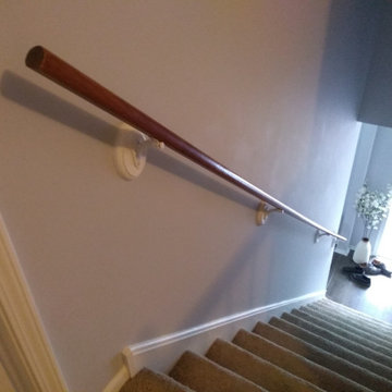 BEFORE wall railing