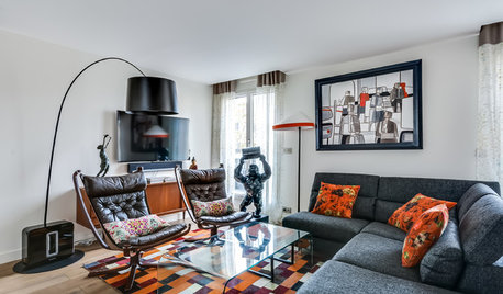 Salon de la Semaine : Une décoration vitaminée ose l'orange