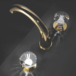 Macral Design faucets.Three holes faucet with swarovski crystal. - Bathroom Faucets And Showerheads