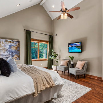 Woodinville Northwest Craftsman Lodge Custom Home at Echo Falls Golf Course