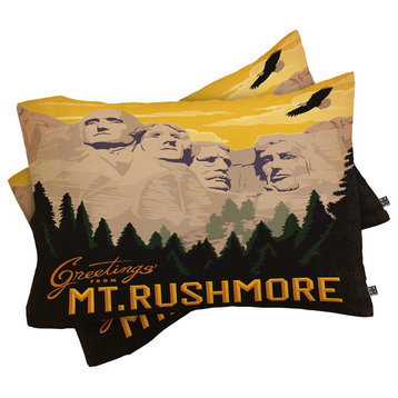 Deny Designs Anderson Design Group Mt Rushmore Pillow Shams, King