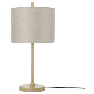 Globe Electric 91002770 Cove 22" Tall Accent Table Lamp - Brass