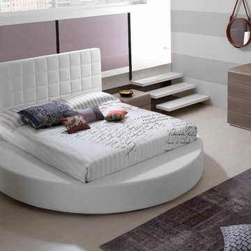 Modern Round Platform Bed Tondo by SPAR Italy - $3,850.00