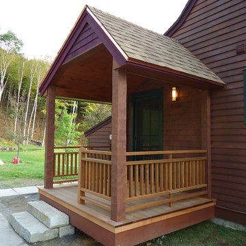 Contemporary Farmhouse Porch; Rockingham, VT