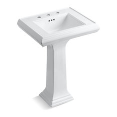 50 Most Por Traditional Bathroom Sinks For 2018 Houzz Kohler Memoirs Pedestal Lavatory With 8 Centers And Clic Design White