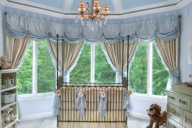 Example of a classic nursery design in New York