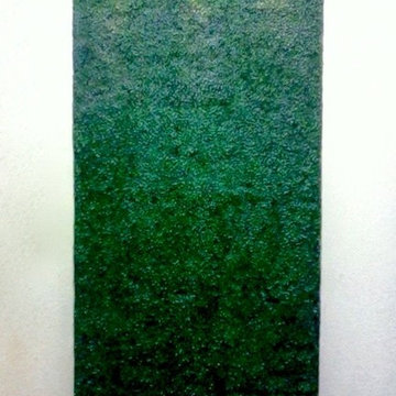 Modern Interior Design with GreenSmart Decor Artificial Hedge Panels
