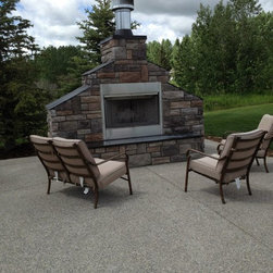Outdoor fire place in Calgary - Bricks And Masonry