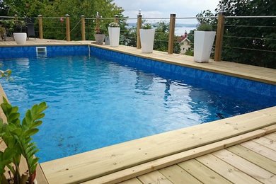 Exempel på en minimalistisk pool