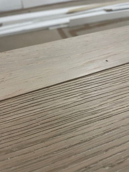 Uneven bullnose on stairs