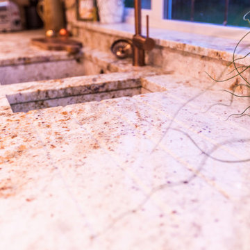 Bespoke Kitchen in Lymington with Copper tones