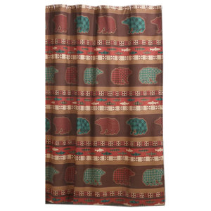 72x72-inch Greenland Home Moose Creek Shower Curtain Multi