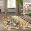 Tangier Hand-Hooked Rug, Gold, 8'x11'