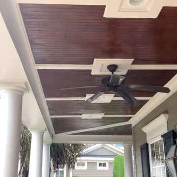 Deck Ceiling Stain