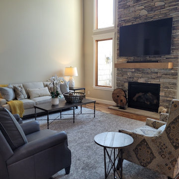 Transitional Remodeled Great Room