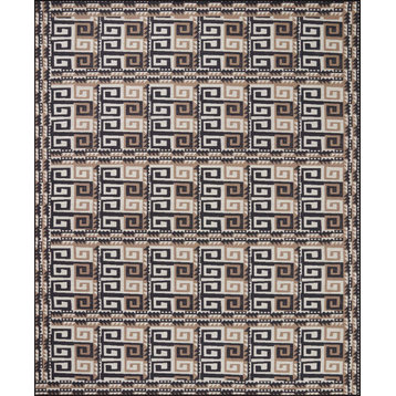 Recycled In / Out Ari Natural / Black 5'-0" x 7'-6" Area Rug
