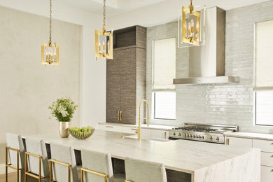 Trendy kitchen photo in Dallas