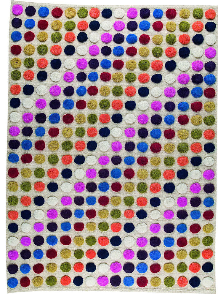 Smartie Rug Smarties Natural Multi Rug, 9'x12' - Contemporary - Area Rugs - by ...