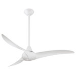 Minka Aire - Minka Aire Wave 52" Ceiling Fan With Remote Control, White - Features