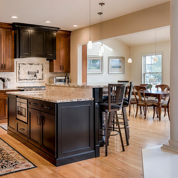 Transitional Kitchen and Matching Buffet