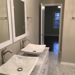 Master Bedroom Bathroom Tile Install - Wall And Floor Tile