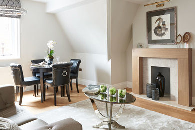 Living room - contemporary living room idea in London